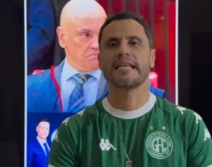 Senador bolsonarista usa camisa do Guarani para criticar STF