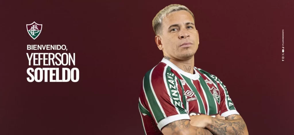 Fluminense oficializa a contratação de Soteldo