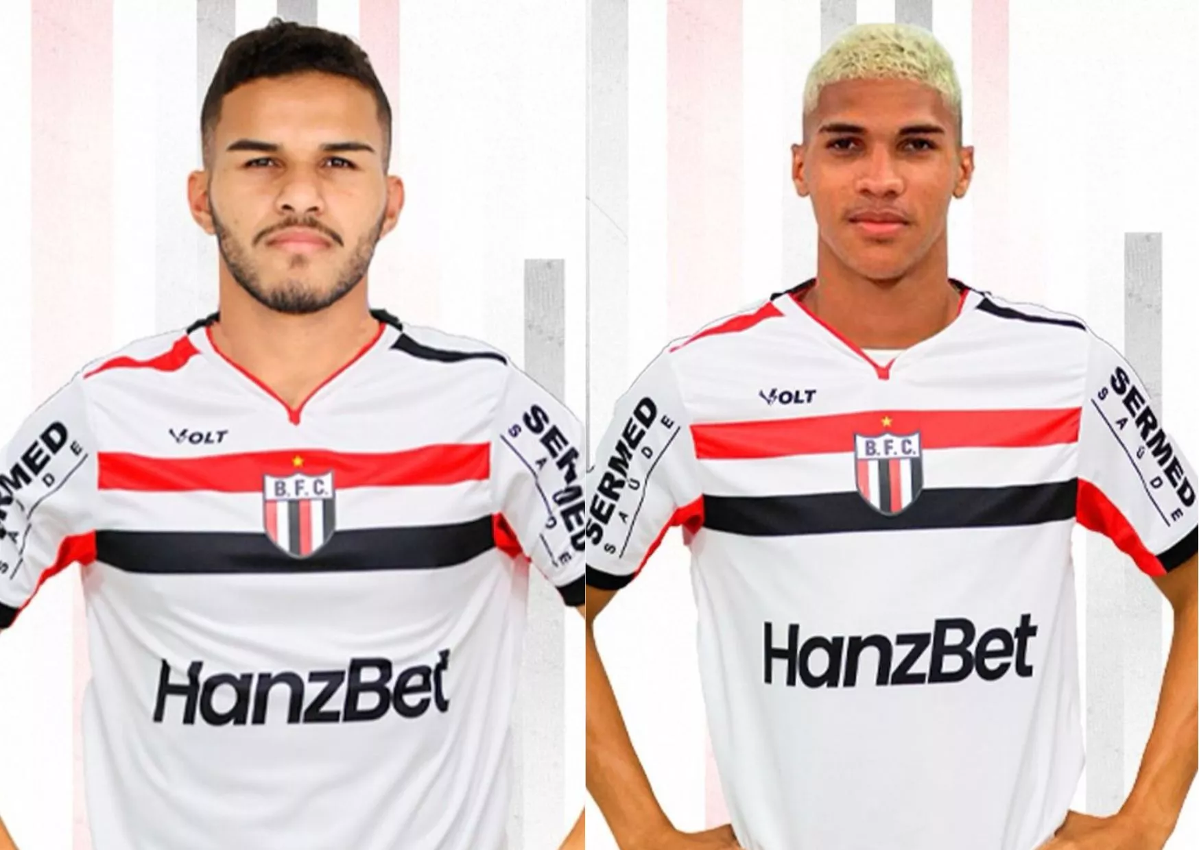 Franklin e David Braw foram anunciados nesta terça (Foto: Divulgação / Botafogo)