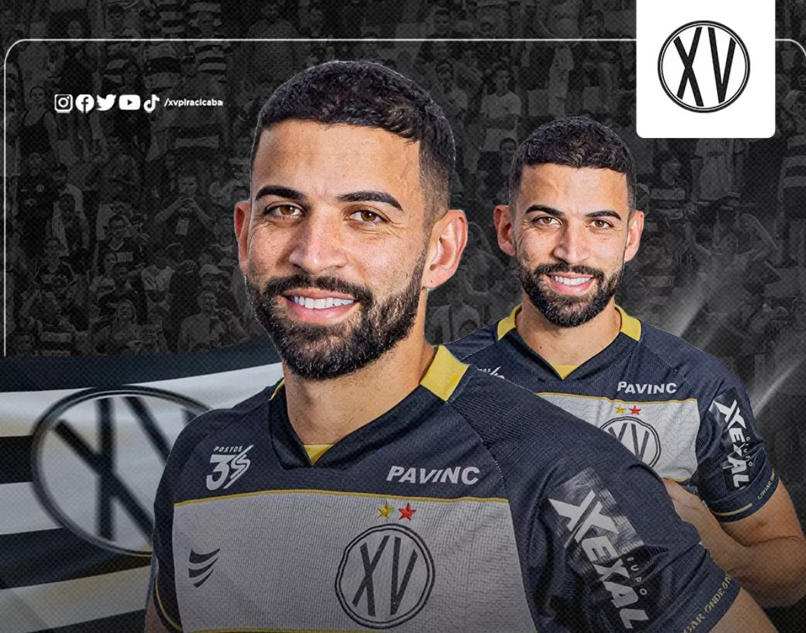 Copa Paulista: XV de Piracicaba anuncia atacante da 2ª Divisão do Mineiro 1 Paulo Marcelo é o 16º reforço anunciado pelo XV (Foto: Divulgação / XV)