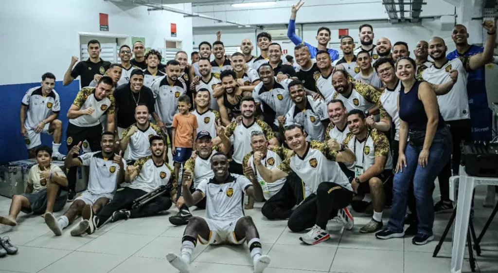 Com dedo de Guilherme Alves, Amazonas engata terceira vitória seguida em casa