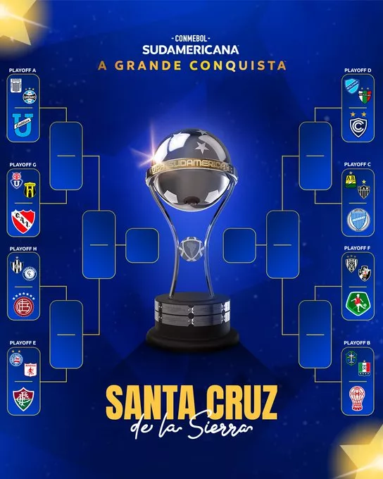Sorteio dos Playoffs pode assegurar duelo brasileiro nas oitavas da Sul-Americana 2 sorteio oitavas sul americana 1