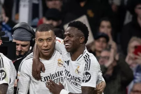 Kylian Mbappé e Vinícius Júnior. Foto: Reprodução/Instagram/@vinijr