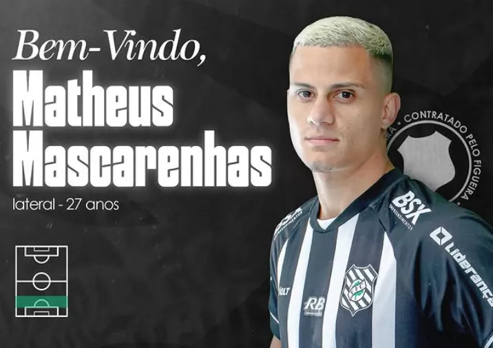 Figueirense anuncia mais um lateral após saída de Samuel