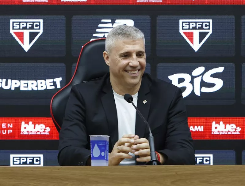 Crespo é regularizado no BID e pode estrear pelo São Paulo contra o Flamengo (Foto: Rubens Chiri / São Paulo FC)