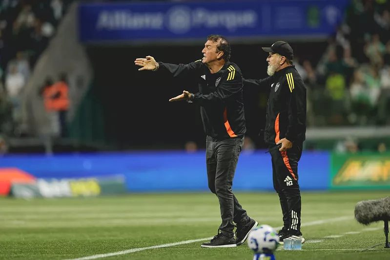 Cuca critica desempenho do Atlético após derrota para o Palmeiras