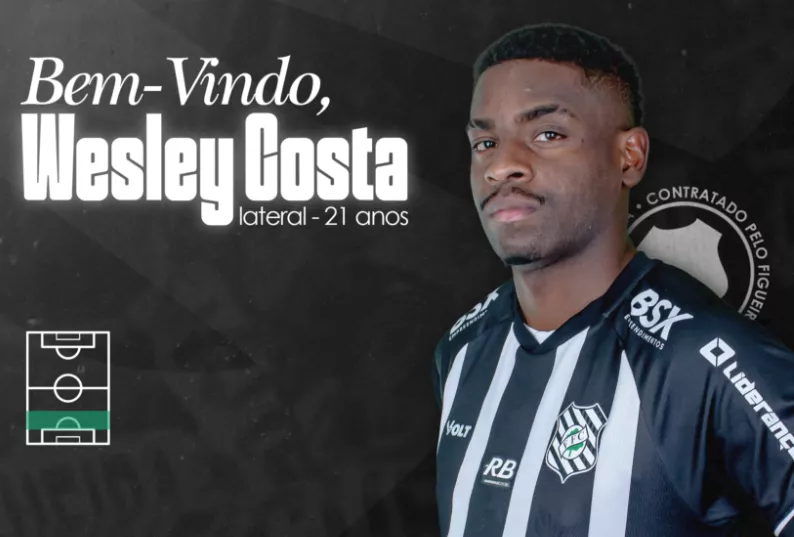Figueirense anuncia Wesley Costa, lateral formado no Grêmio