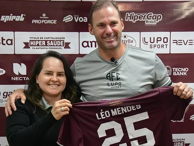 Léo Mendes. Foto: Divulgação/Associação Ferroviária de Esportes