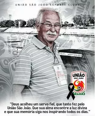 Luto: União São João de Araras perde Antônio Carlos Beloto 2 Beloto morte