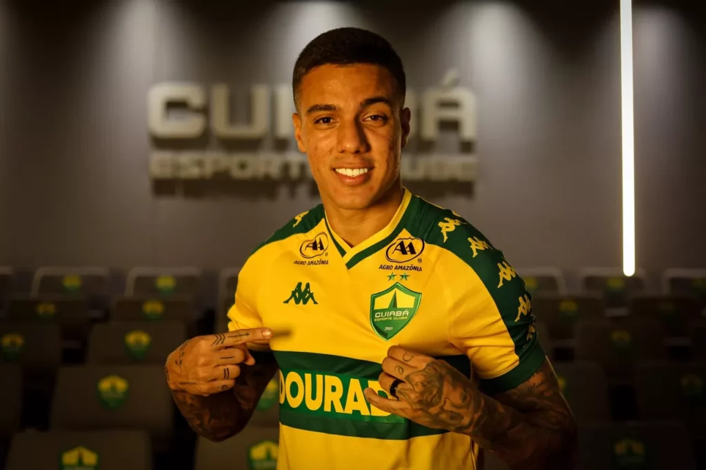 Série B: Cuiabá rescinde com camisa 10 ex-Corinthians 3 Carlos Alberto, novo atacante do Cuiabá - Foto: Divulgação / AssCom Dourado