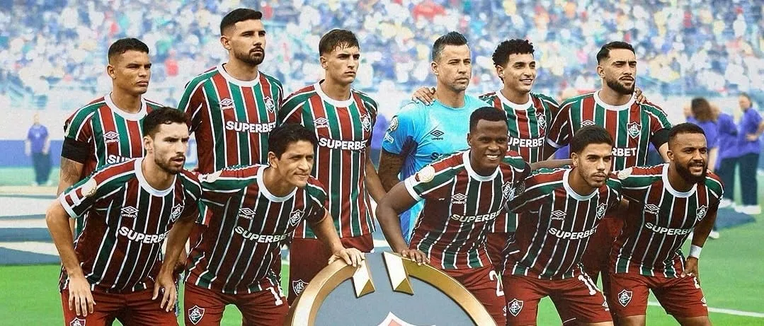 Arias pede apoio de latino-americanos ao Fluminense 2 Jogadores do Fluminense (Foto: Marcelo Gonçalves/ FFC)