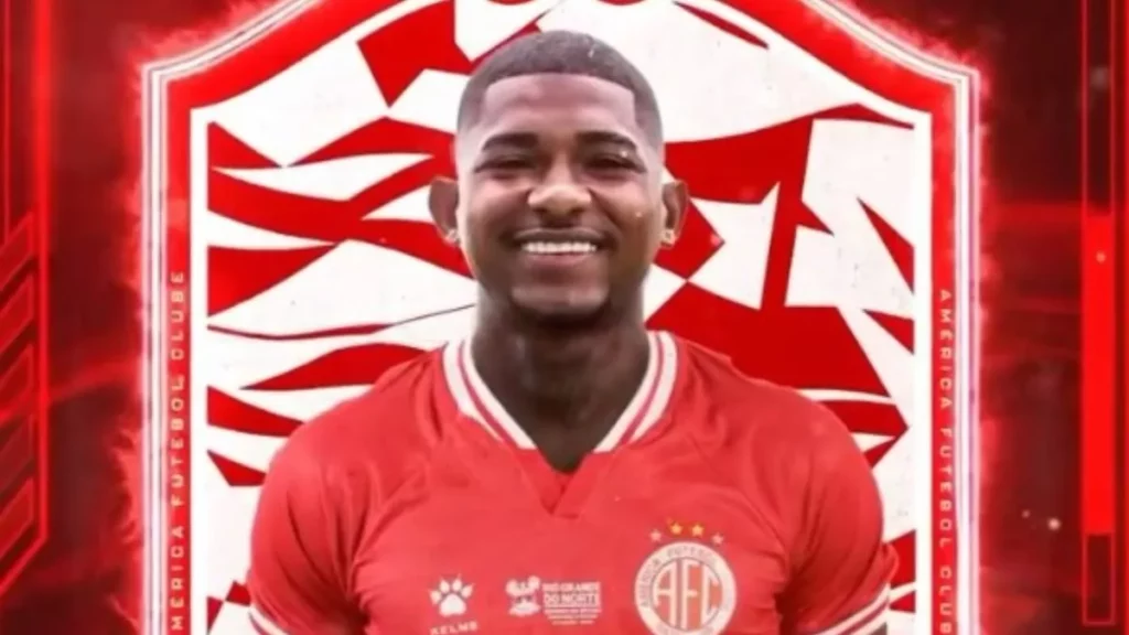 América-RN confirma chegada de Gabriel Lima, ex-Caxias 2 América-RN confirma chegada de Gabriel Lima, ex-Caxias (Foto: Reprodução/AFC)
