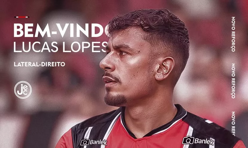 Lucas Lopes é anunciado pelo Joinville para a Série D