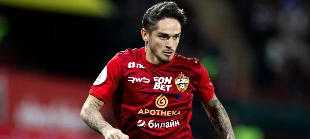 Khellven em ação pelo CSKA Moscou (Foto: Divulgação-CSKA)