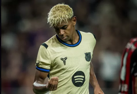 Lamine Yamal comanda goleada do Barcelona