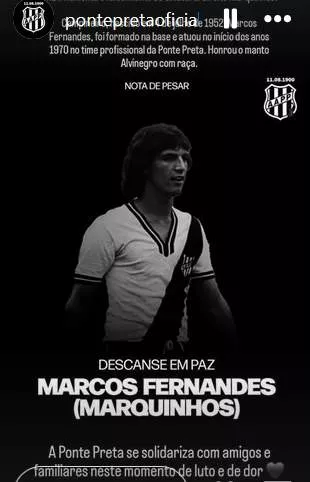 Luto! Morre ex-lateral da Ponte Preta dos anos 1970 3 Ponte Preta - 2025