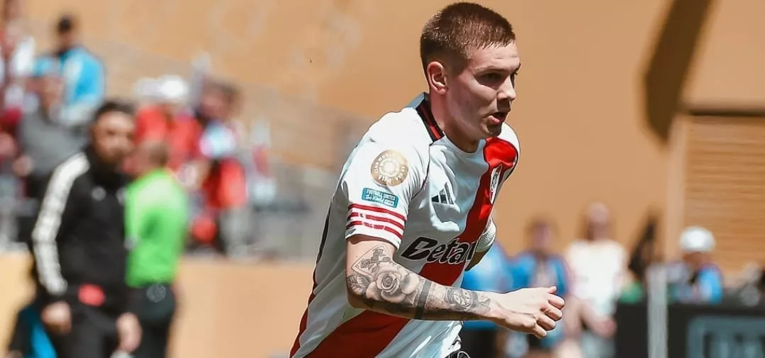 Mastantuono dá adeus ao River e aumenta disputa no Real Madrid