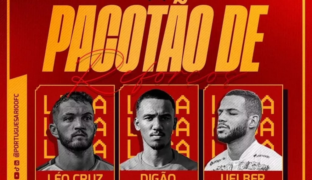 Portuguesa-RJ anuncia pacotão de reforços para a Copa Rio