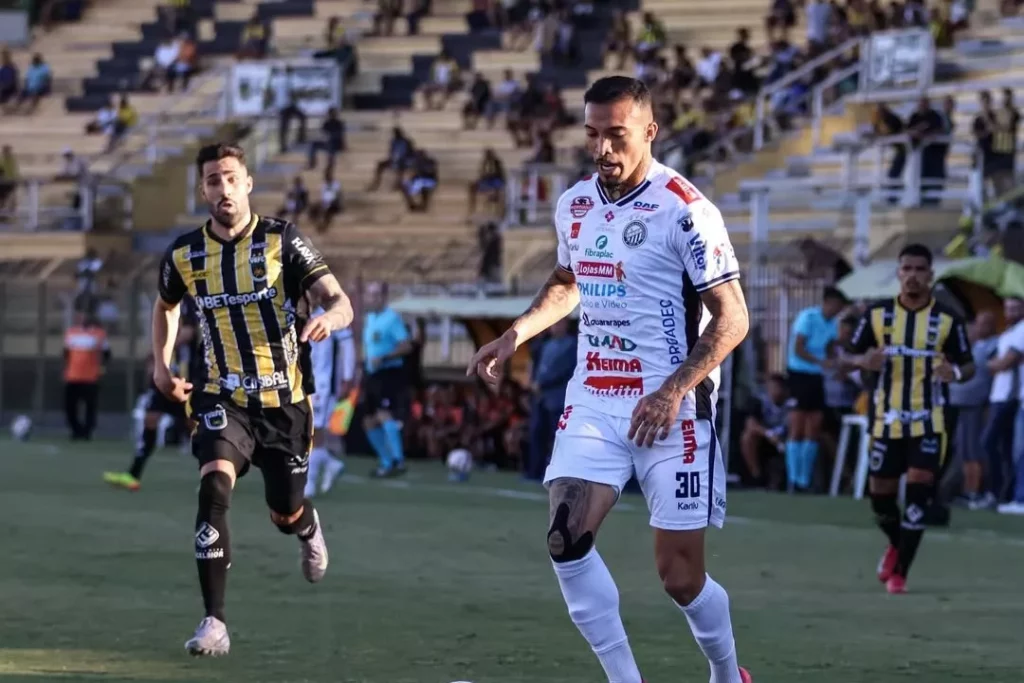 Volta Redonda 1 x 0 Operário-PR – Nos minutos finais (Foto: Reprodução/Instagram)