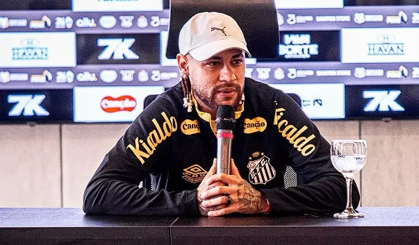 Santos treina sem Neymar e prevê retorno antes de duelo com Flamengo 13 Neymar Jr. Foto: Divulgação/Santos FC