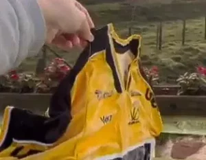 Camisa do Criciúma congela com frio intenso em Santa Catarina