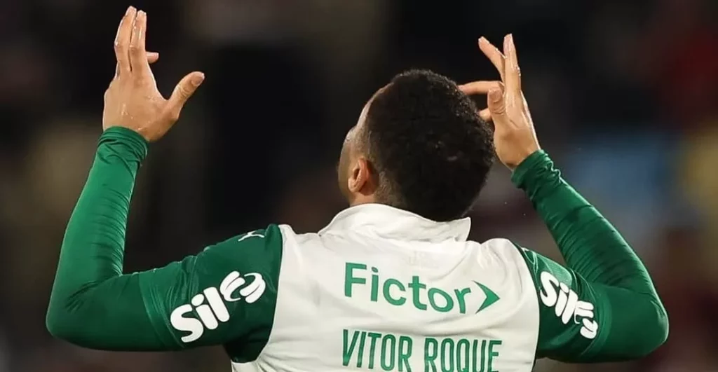 Imprensa espanhola destaca atuação de Vitor Roque no Palmeiras