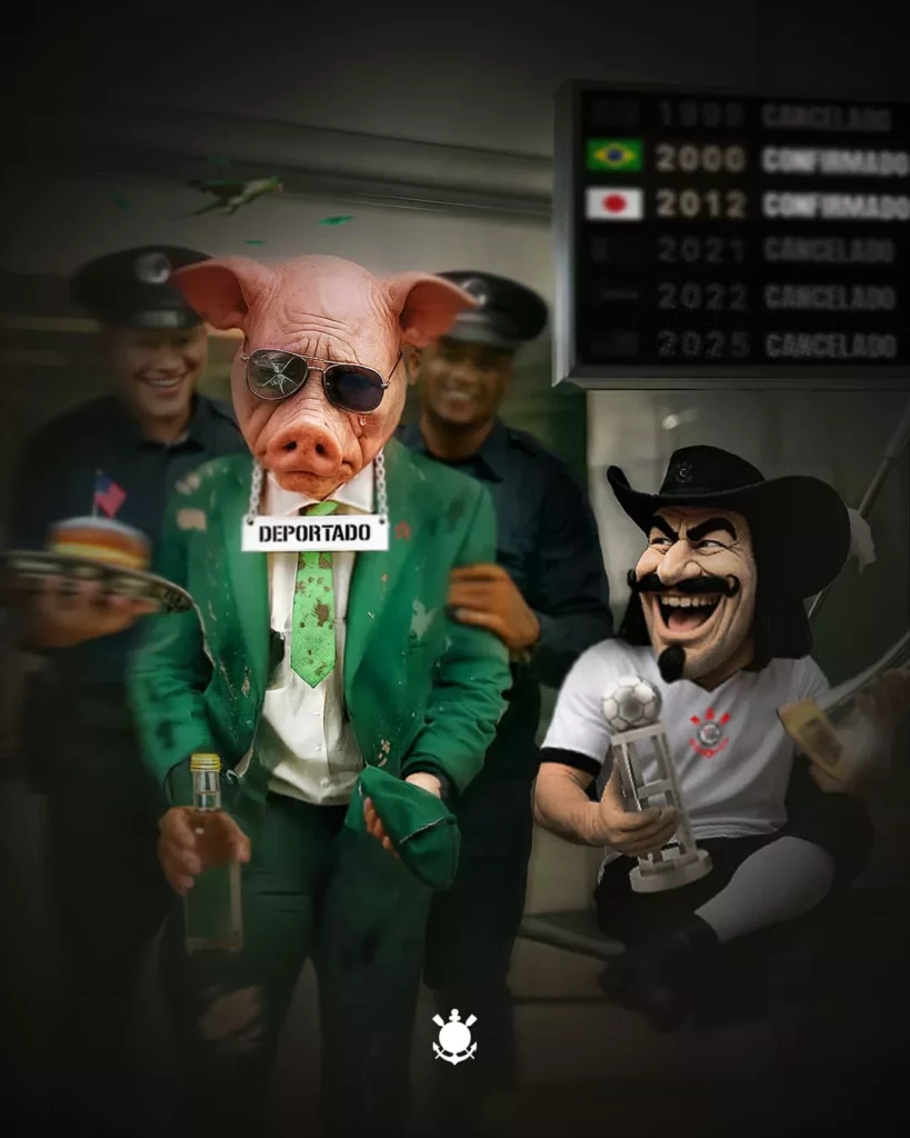 Rivais provocam o Palmeiras após eliminação: ‘Mundial é para poucos!’