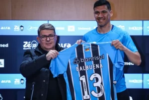 Balbuena chega empolgado ao Grêmio: 'Já me sinto em casa e pronto'