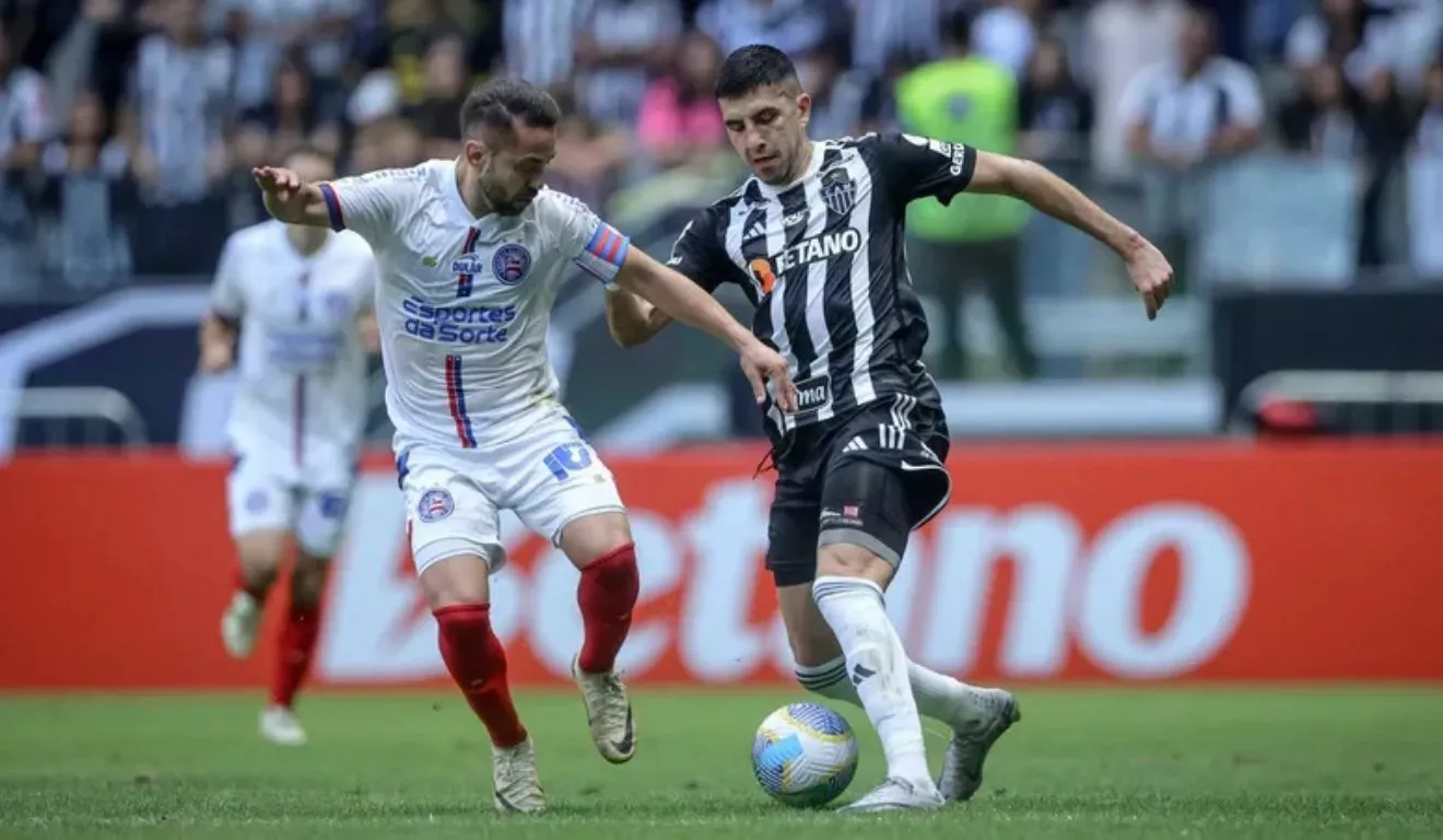 Bahia x Atlético-MG ao vivo na Arena Fonte Nova no Campeonato Brasileiro, 12 de julho de 2025