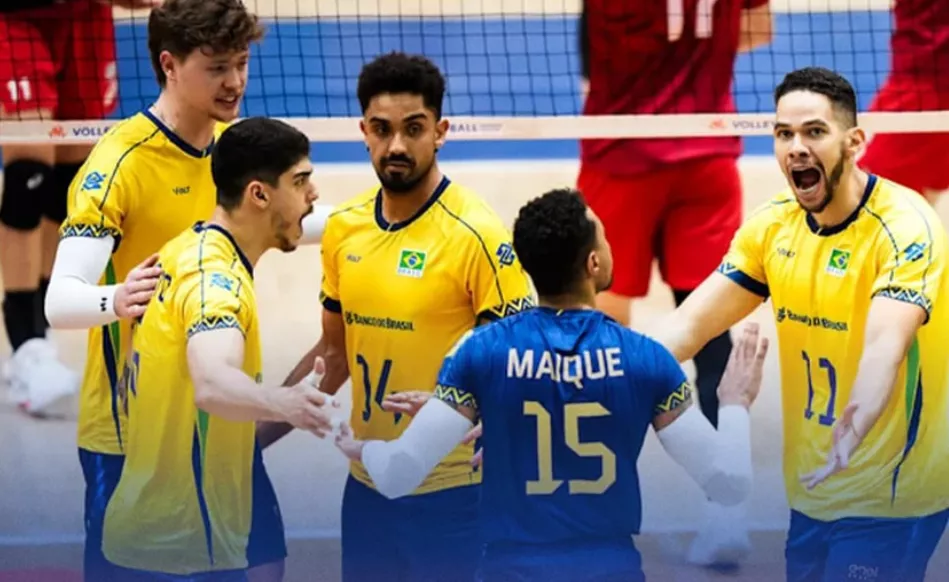 Brasil bate Turquia e permanece líder na Liga das Nações masculina de vôlei