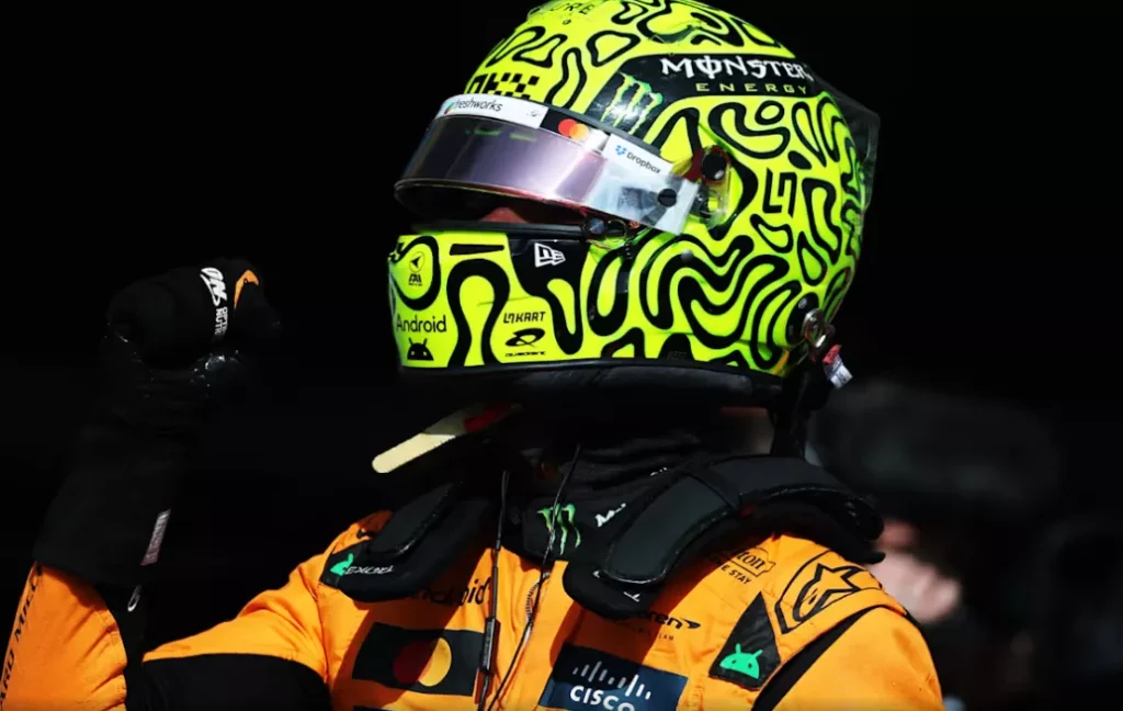 Norris comanda dobradinha e larga na frente no GP da Bélgica; Bortoleto é 10º