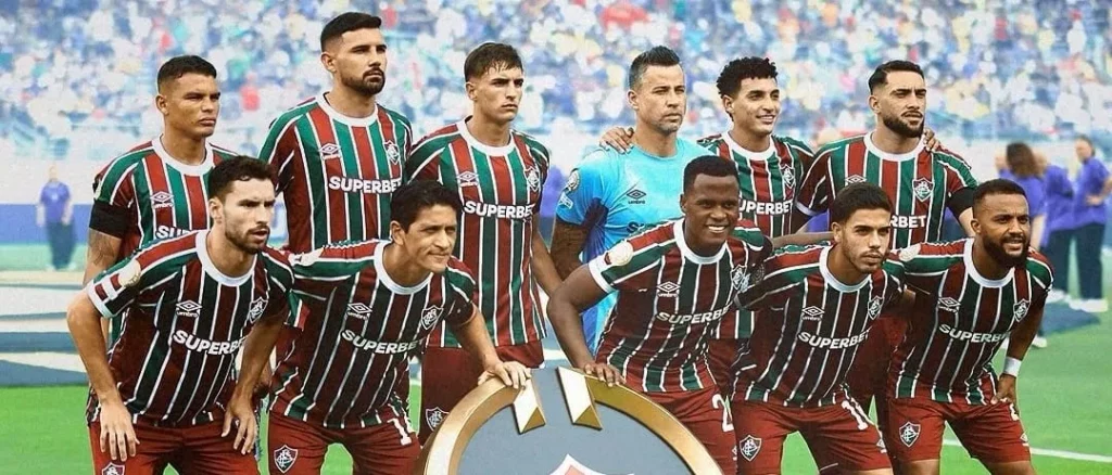 Arias pede apoio de latino-americanos ao Fluminense 2 Jogadores do Fluminense (Foto: Marcelo Gonçalves/ FFC)