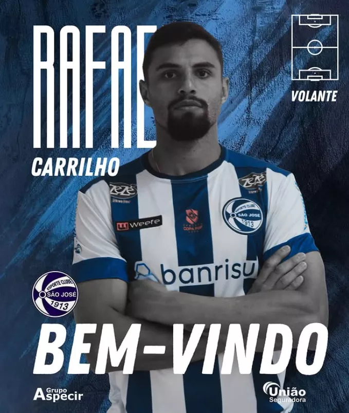 Carrilho retorna ao São José-RS para a segunda fase da Série D 2 tTvbl6S4 image