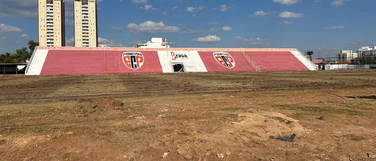Estádio do Primavera receberá gramado com padrão de Copa do Mundo