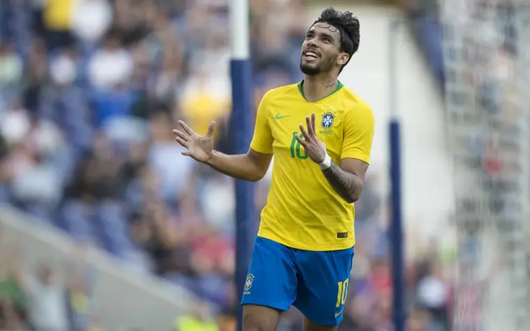 Lucas Paquetá em ação pela Seleção Brasileira (Foto: Lucas Figueiredo/CBF)