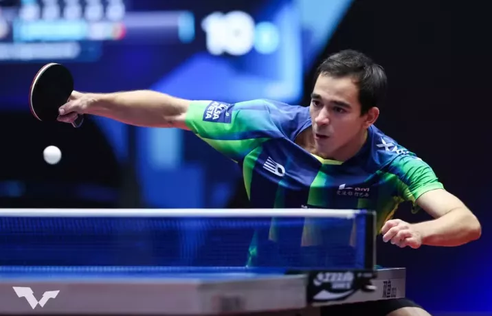 Hugo Calderano é campeão do WTT de Foz do Iguaçu