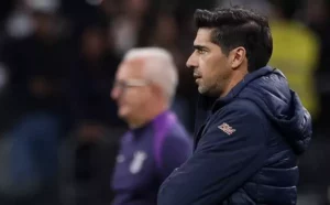 Abel após o empate do Palmeiras: 'Sentimento de derrota'