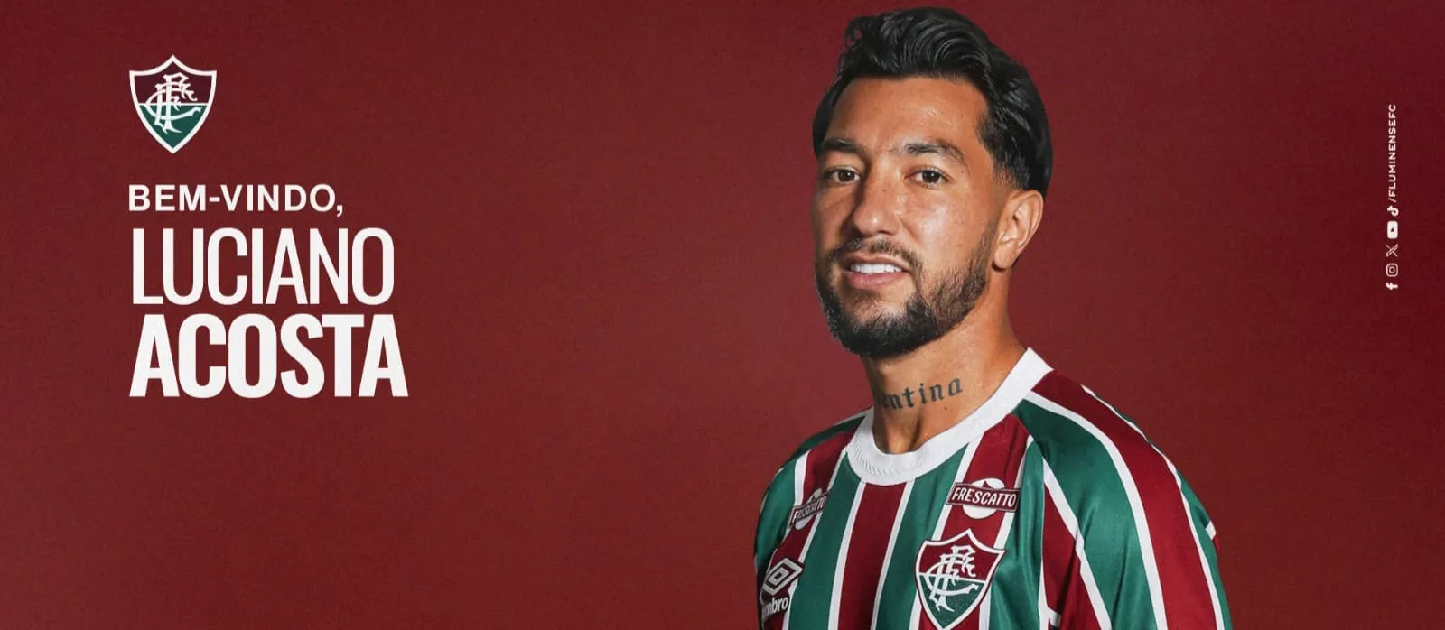 Fluminense anuncia acerto com Luciano Acosta para a vaga de Arias
