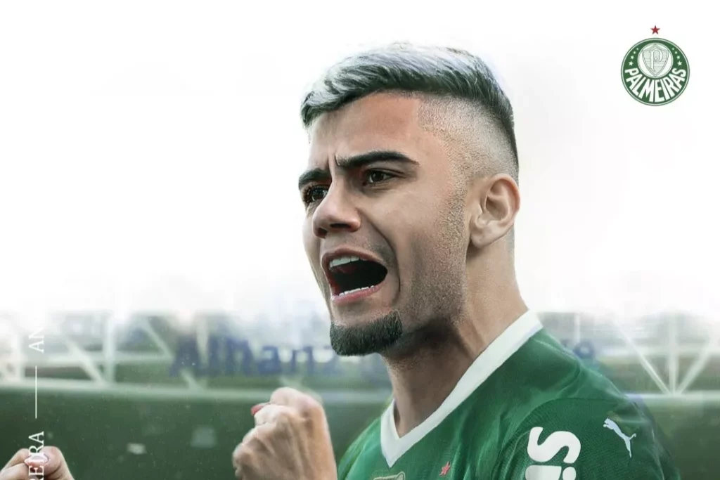 Palmeiras gasta R$ 63 milhões e contrata Andreas Pereira 2 Palmeiras gasta R$ 63 milhões e contrata Andreas Pereira (Foto: Divulgação)