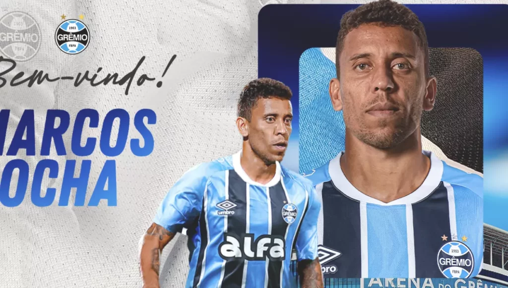 Grêmio anuncia Marcos Rocha, lateral multicampeão por Palmeiras e Atlético-MG, até 2026