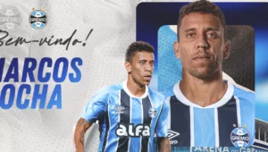 Grêmio anuncia Marcos Rocha, lateral multicampeão por Palmeiras e Atlético-MG, até 2026