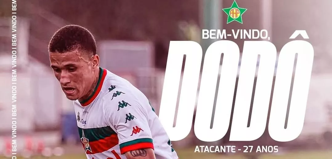 Portuguesa-RJ oficializa o retorno do atacante Dodô