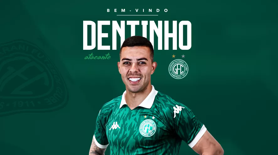 Guarani contrata o atacante dentinho