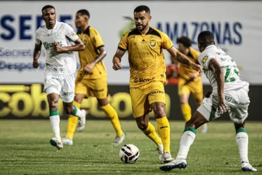 Amazonas cede o empate ao América-MG (Foto: João Normando-Amazonas)
