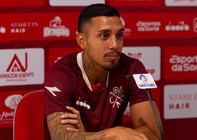 Atacante do Náutico celebra gol e projeta duelo contra o Londrina 2 Atacante do Náutico celebra gol e projeta duelo contra o Londrina (Foto: Gabriel França/CNC)