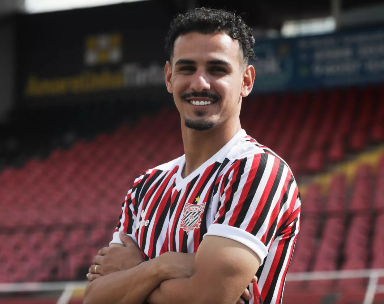 Léo Souza foi registrado no BID, na última quarta-feira (6) (Foto: Divulgação / Paulista FC)