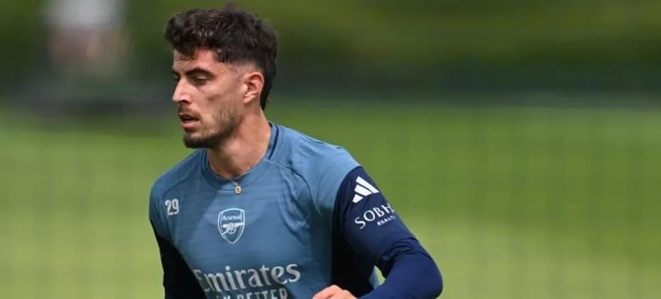 Havertz sofre lesão no joelho e desfalca o Arsenal na Premier League