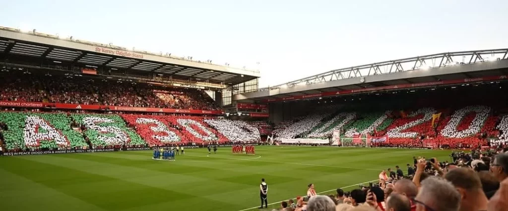 Liverpool homenageia Diogo Jota na abertura da Premier League