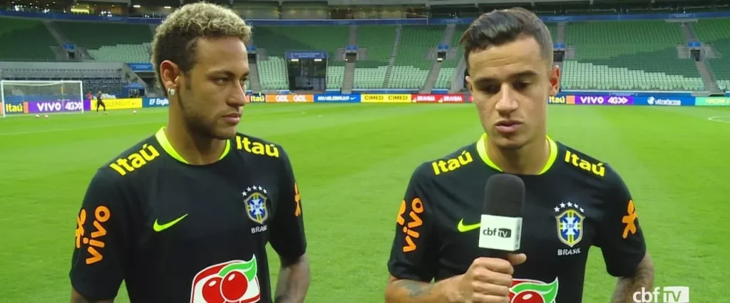 Coutinho reencontra Neymar em Santos x Vasco: ‘Muito bacana’