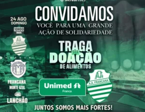 Copa Paulista: Diretoria da Francana espera Lanchão lotado e lança campanha solidária